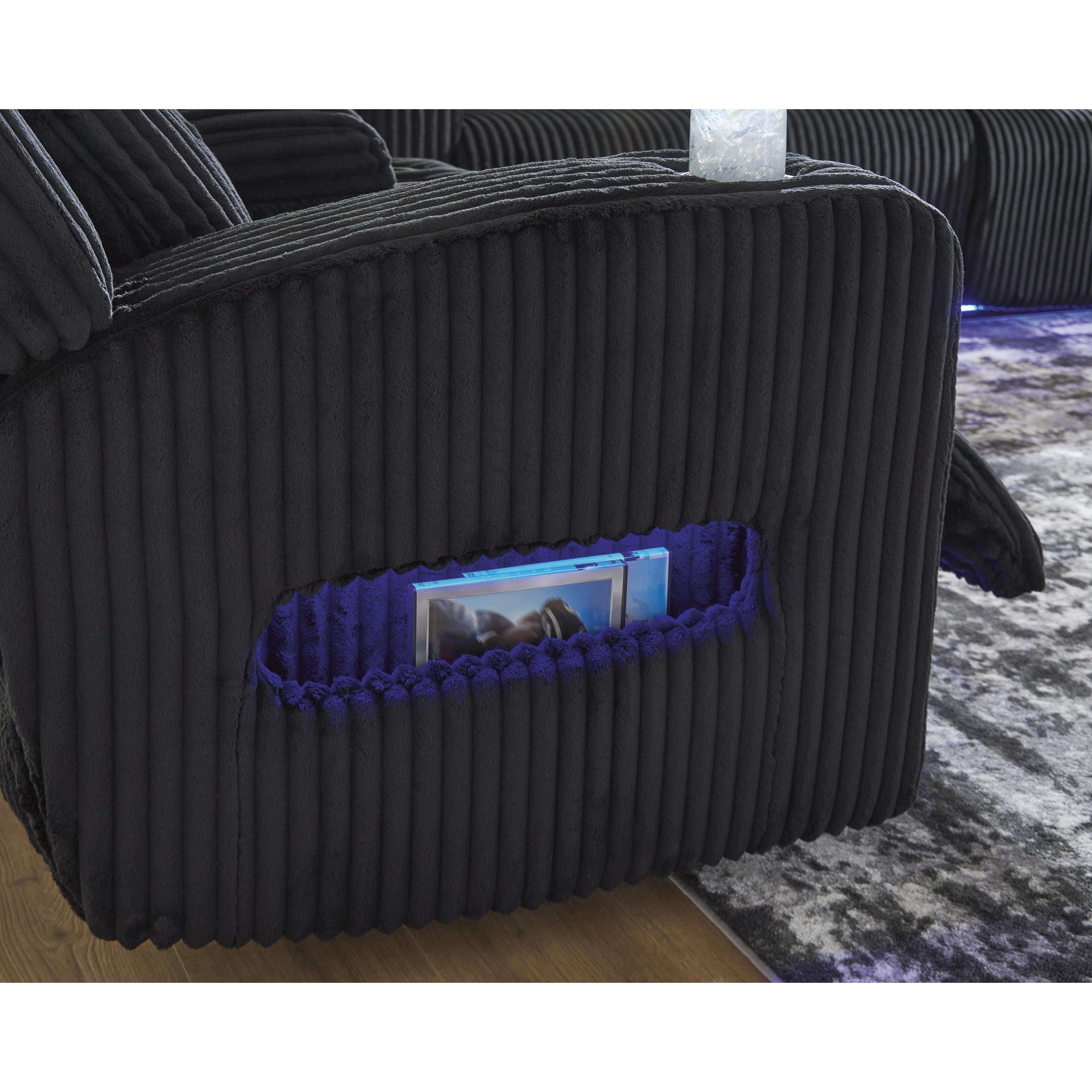 Swipe Modern Furniture Exclusive Design Forest Lake Power Reclining Fabric Sofa PC6420215