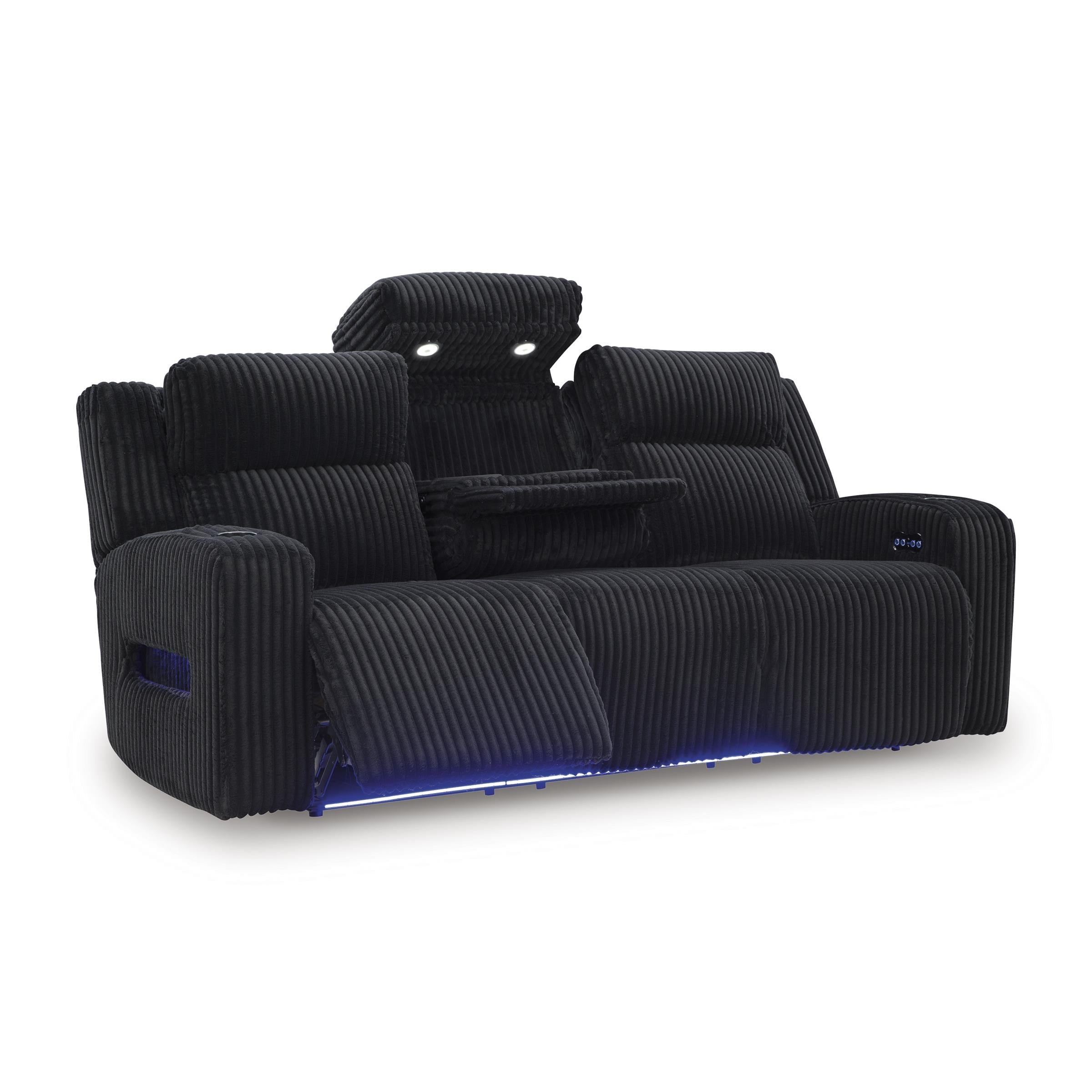 Swipe Modern Furniture Exclusive Design Forest Lake Power Reclining Fabric Sofa PC6420215