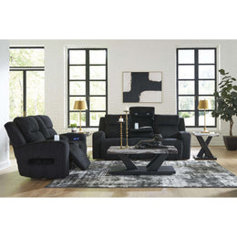 Swipe Furniture Exclusive Design Forest Lake Power Reclining Fabric Loveseat with Console PC6420218