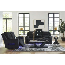 Swipe Furniture Exclusive Design Forest Lake Power Reclining Fabric Loveseat with Console PC6420218