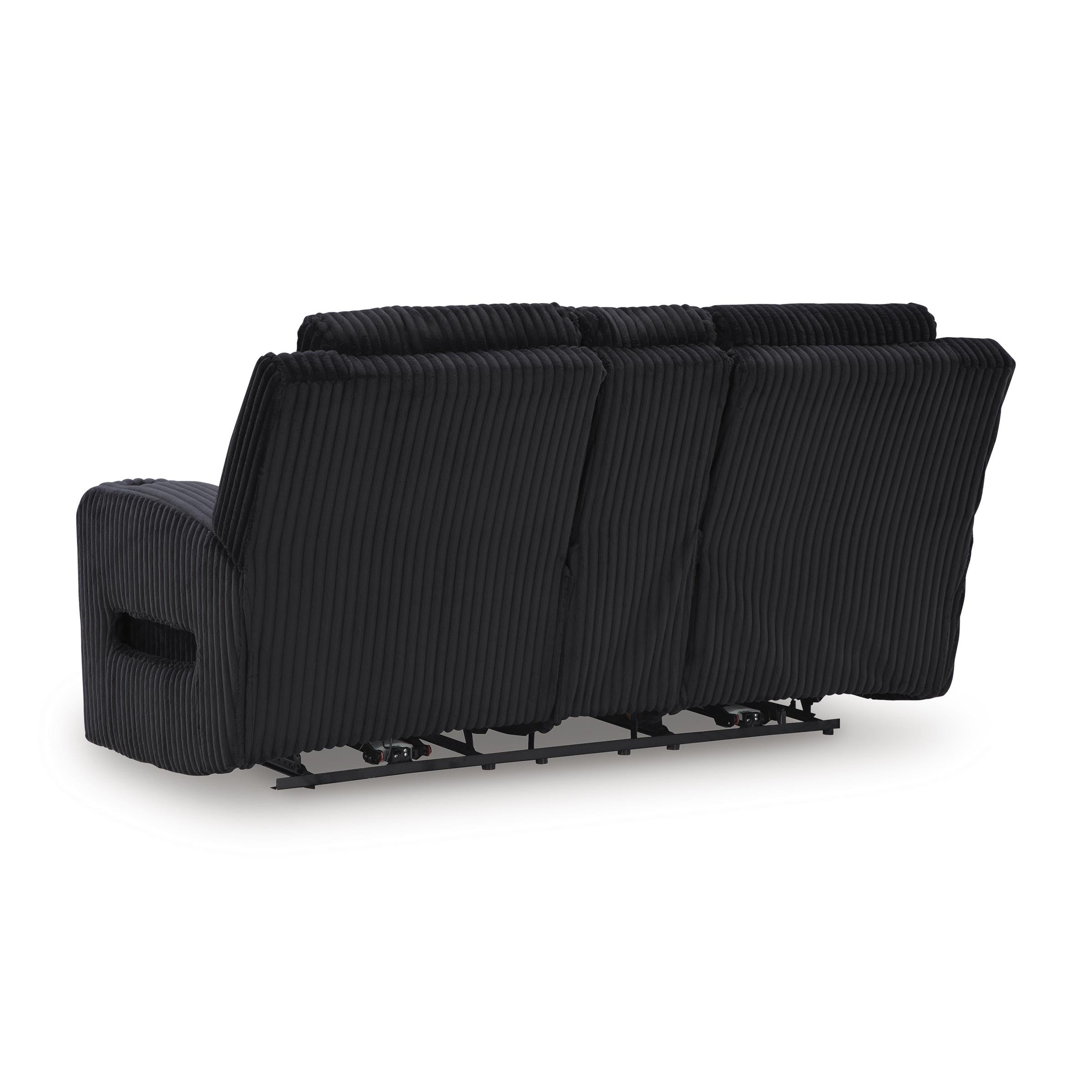 Swipe Furniture Exclusive Design Forest Lake Power Reclining Fabric Loveseat with Console PC6420218
