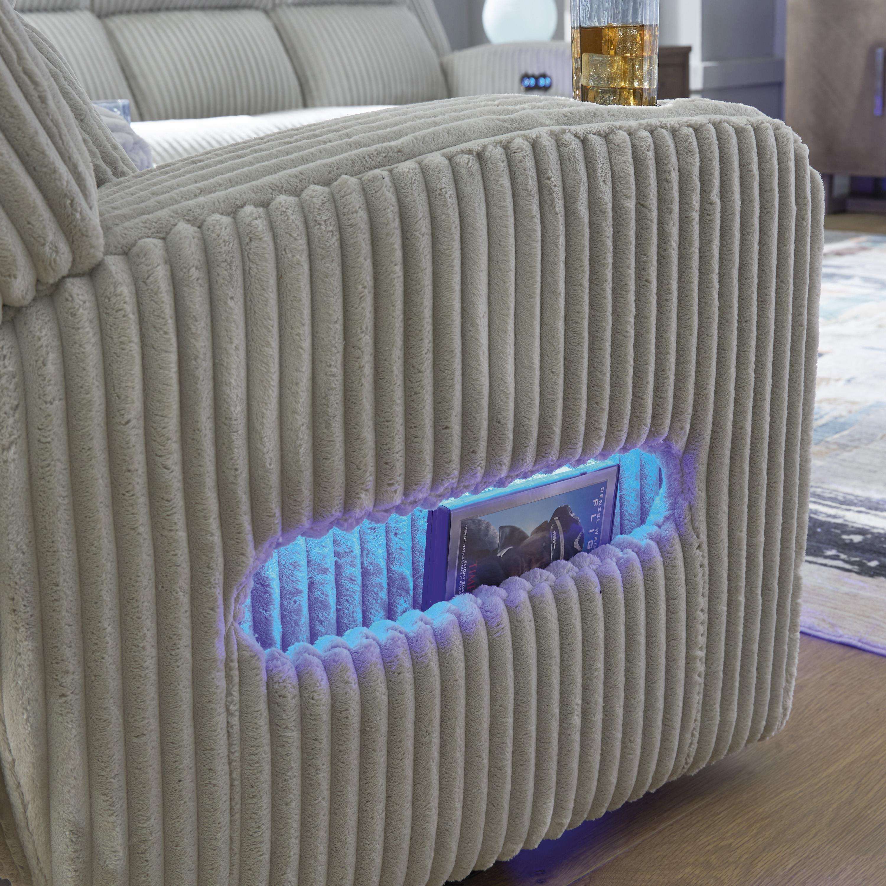 Swipe Furniture Exclusive Design Forest Lake Power Reclining Sofa PC6420315