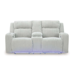 Swipe Furniture Exclusive Design Forest Lake Power Reclining Loveseat with Console PC6420318