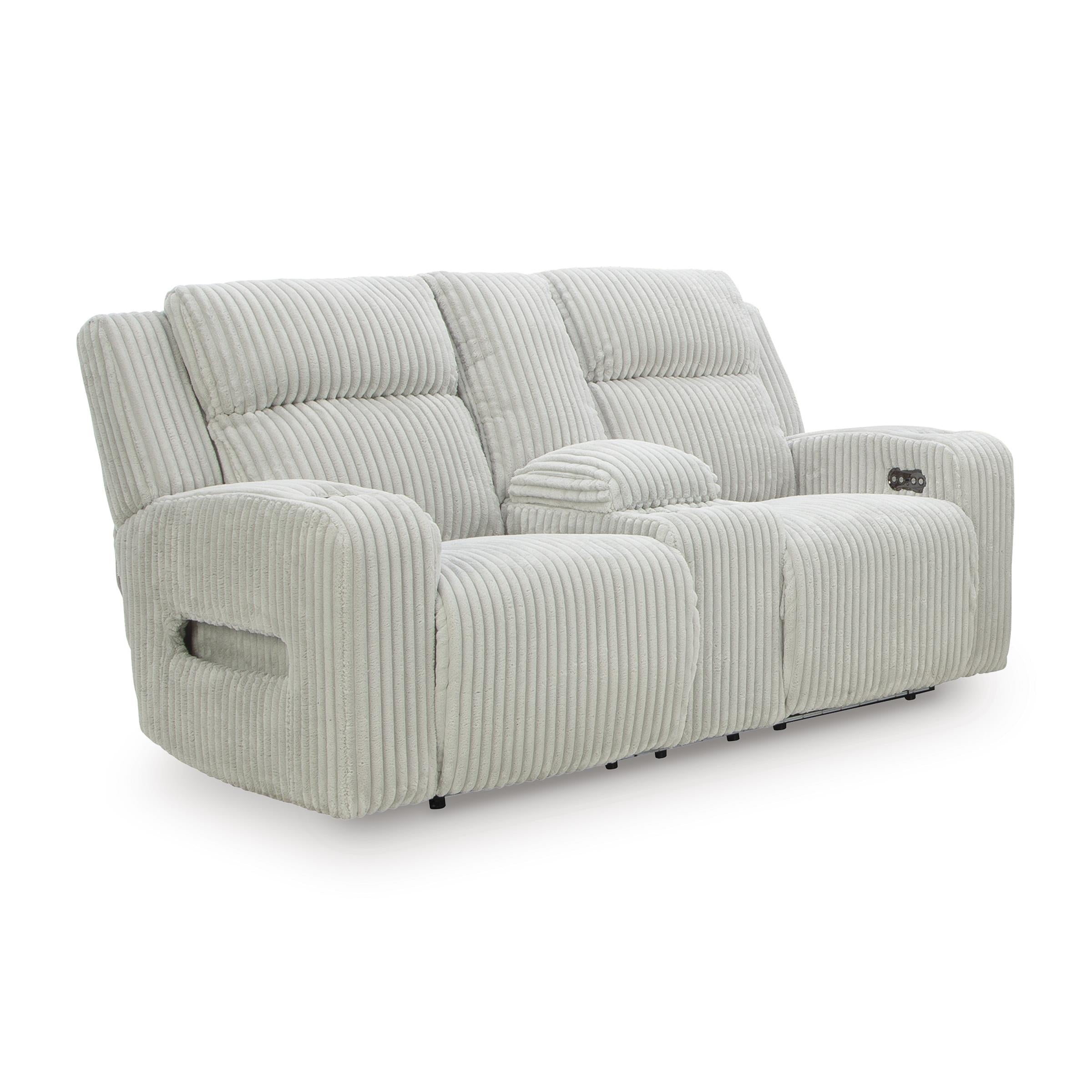 Swipe Furniture Exclusive Design Forest Lake Power Reclining Loveseat with Console PC6420318