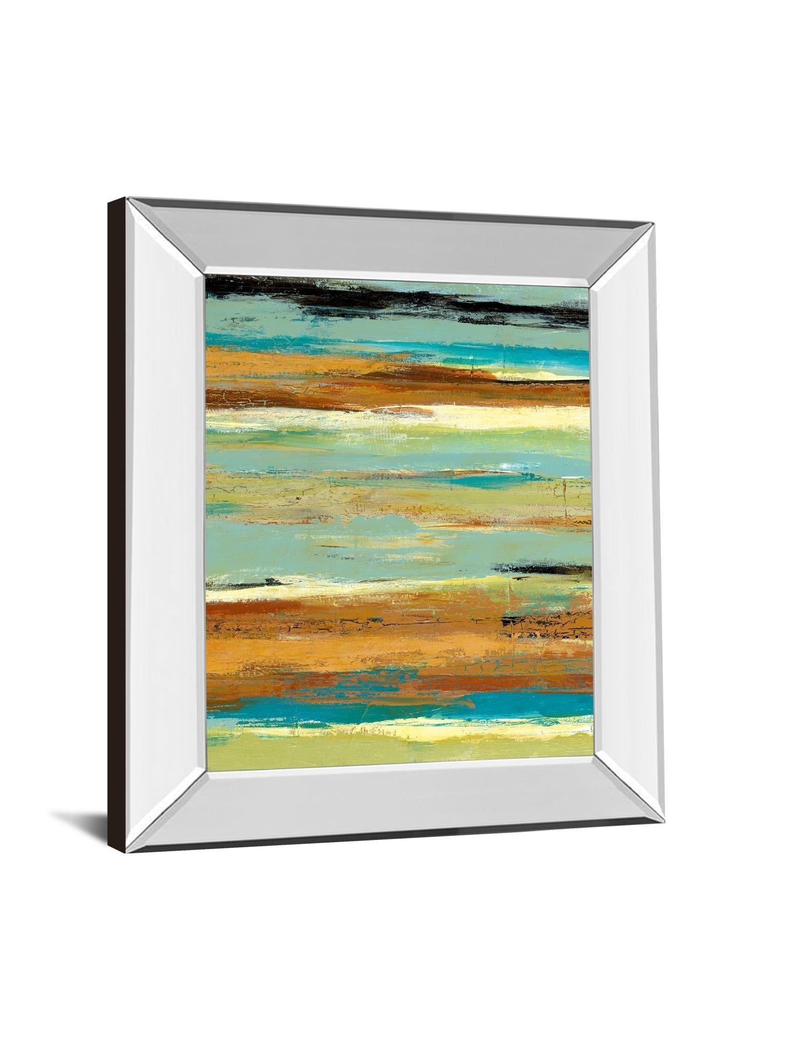 Mirrored Frame Terra Firma I By Maria Donovan 22X26 Mirror Frame Print
