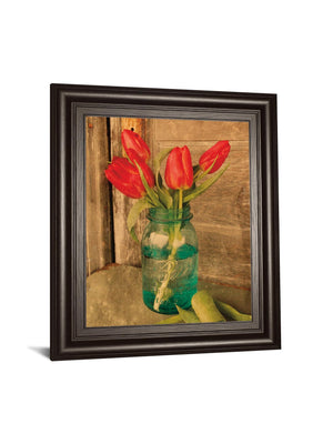 Country Tulips By Anthony Smith 22X26 Framed Print