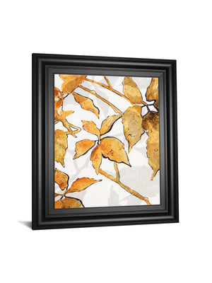 Gold Shadows I By Patricia Pinto 22X26 Framed Print