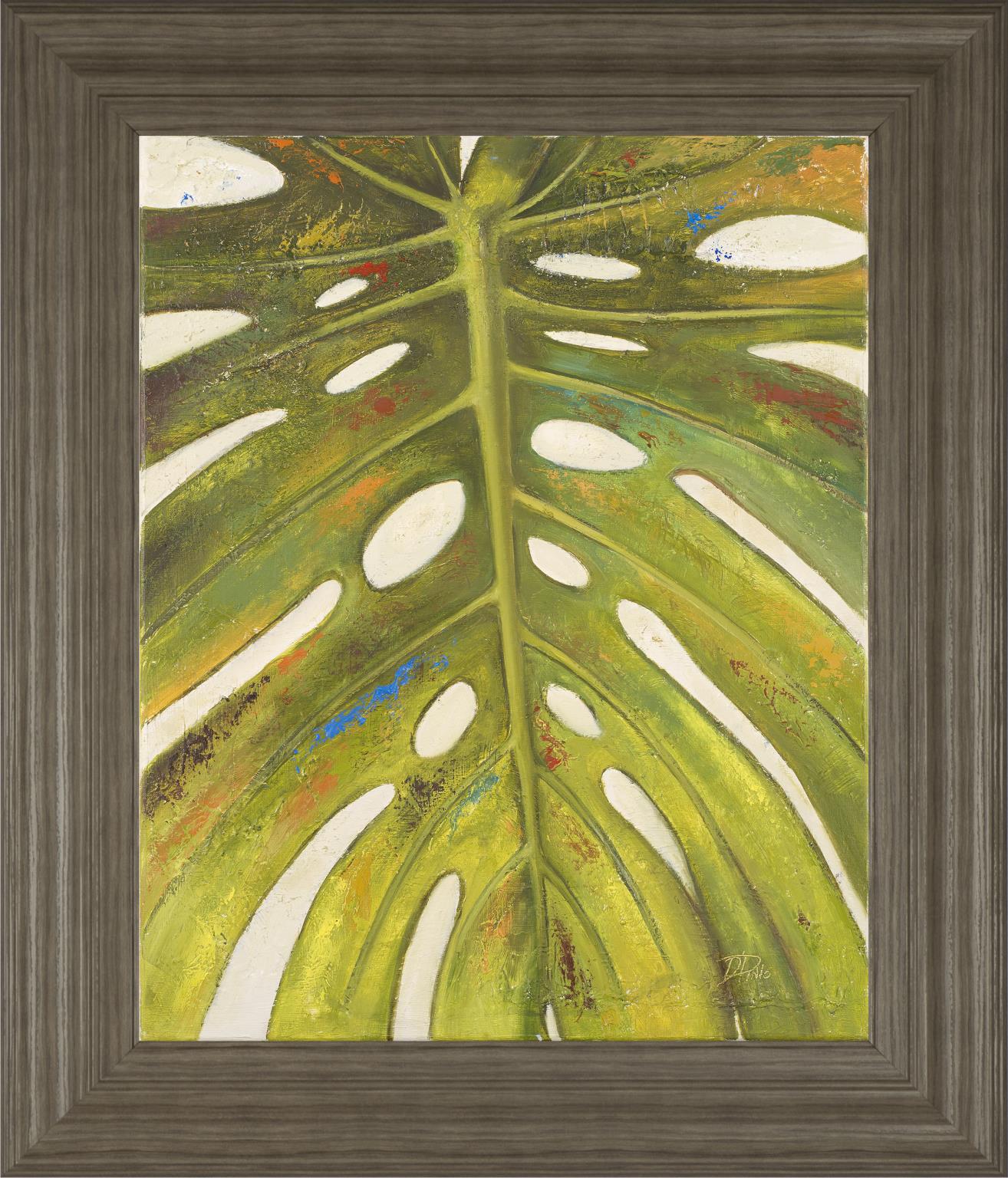 Tropical Leaf Ii By Patricia Pinto 22X26 Framed Print