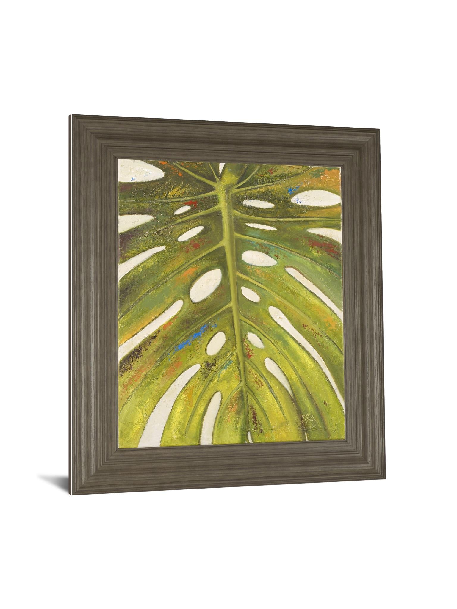 Tropical Leaf Ii By Patricia Pinto 22X26 Framed Print