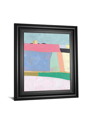 Live Coloufully-Patchwork By Joelle Wehkamp 22X26 Framed Print