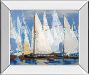 Mirrored Frame Fleot Ii By Paul Duncan 22X26 Mirror Frame Print