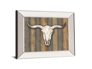 Cow Skull Ii By Marla Rae 22X26 Mirror Frame Print