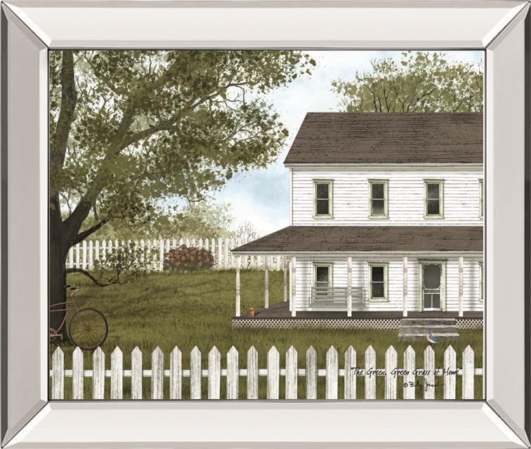 The Green, Green Grass Of Home By Billy Jacobs 22X26 Mirror Frame Print