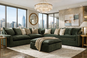 Carriage View Jade 3-Piece Sectional