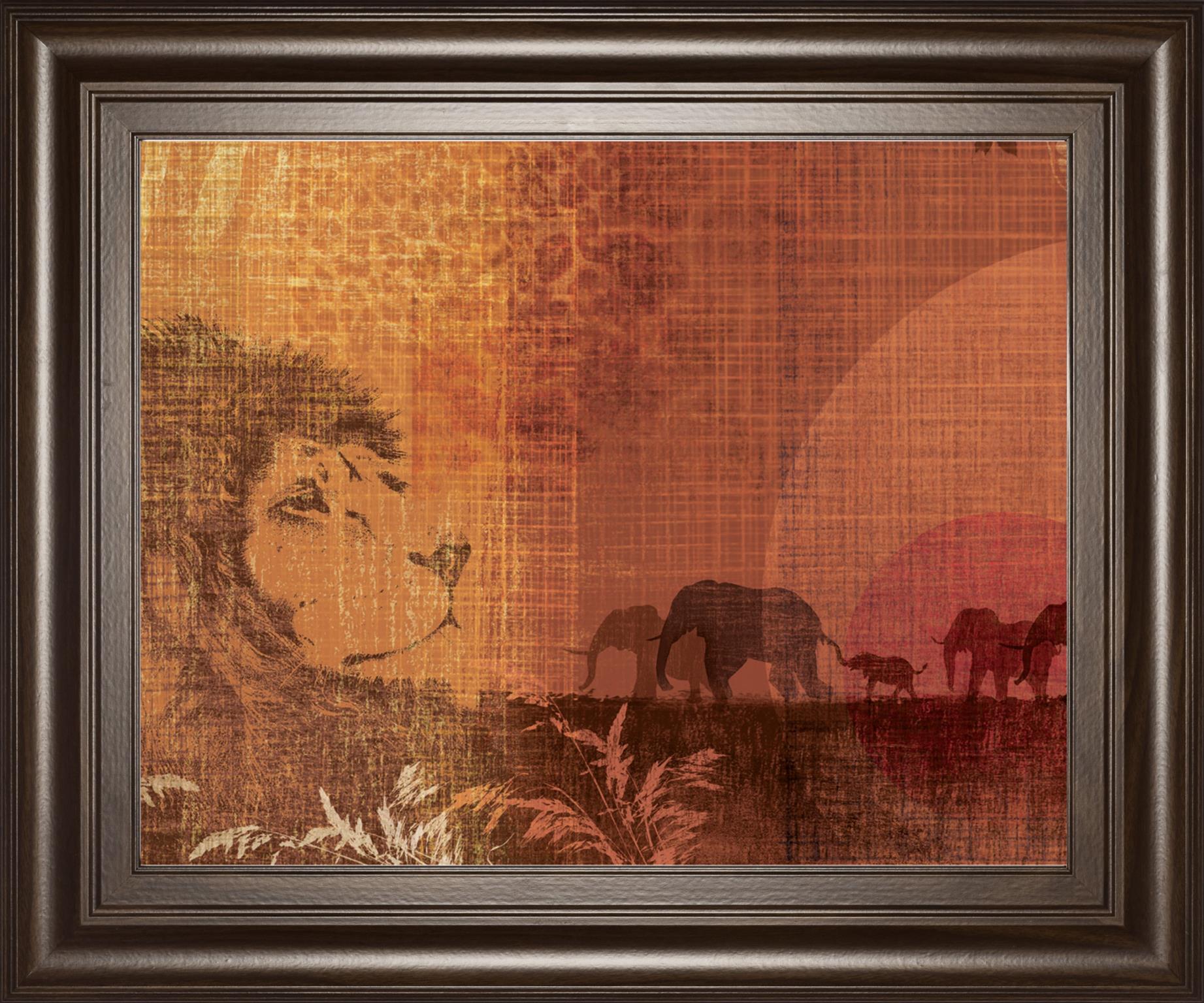 Safari Sunset Ii By Venter, T. 22X26 Framed Print