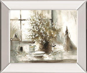 Daisy Still Life By George Bjorkland 22X26 Mirror Frame Print