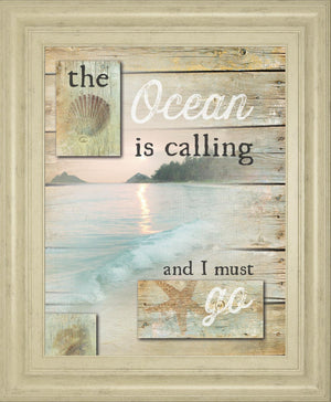 Â The Ocean Is Calling By Marla Rae 22X26 Framed Print