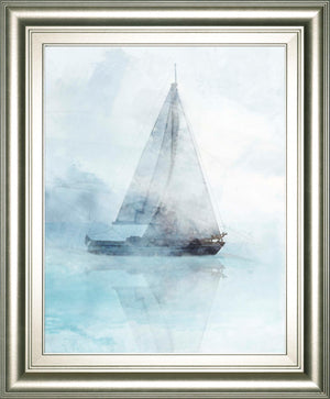  Sailing Boat I By Ken Roko 22X26 Framed Print