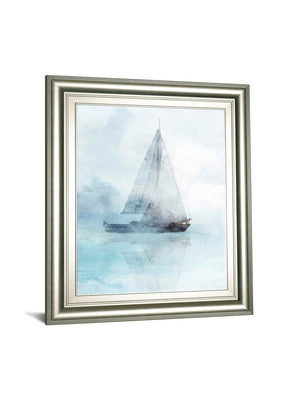  Sailing Boat I By Ken Roko 22X26 Framed Print