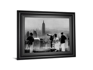 Manhattan, View From Radio City Music Hall, 1935 By The Chelsea Collection 22X26 Framed Print