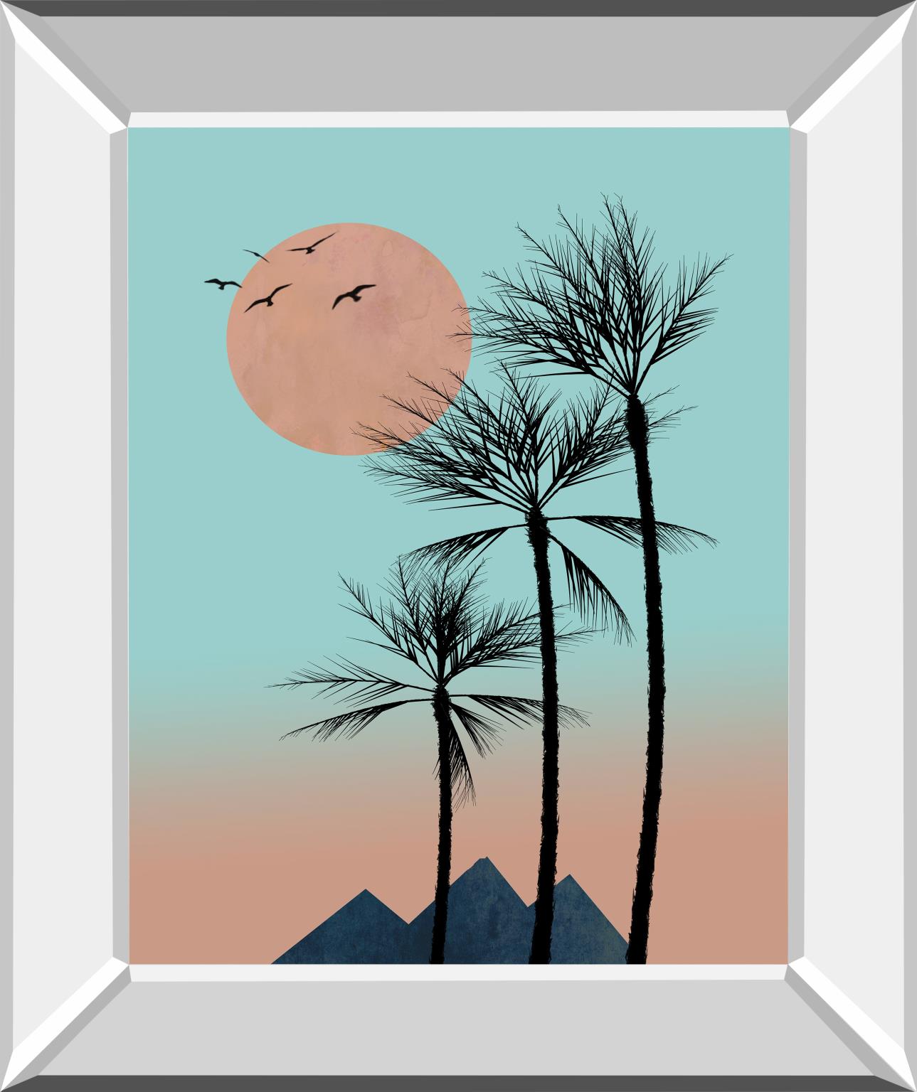 Passion In The Tropics I By Hal Halli 22X26 Mirror Frame Print