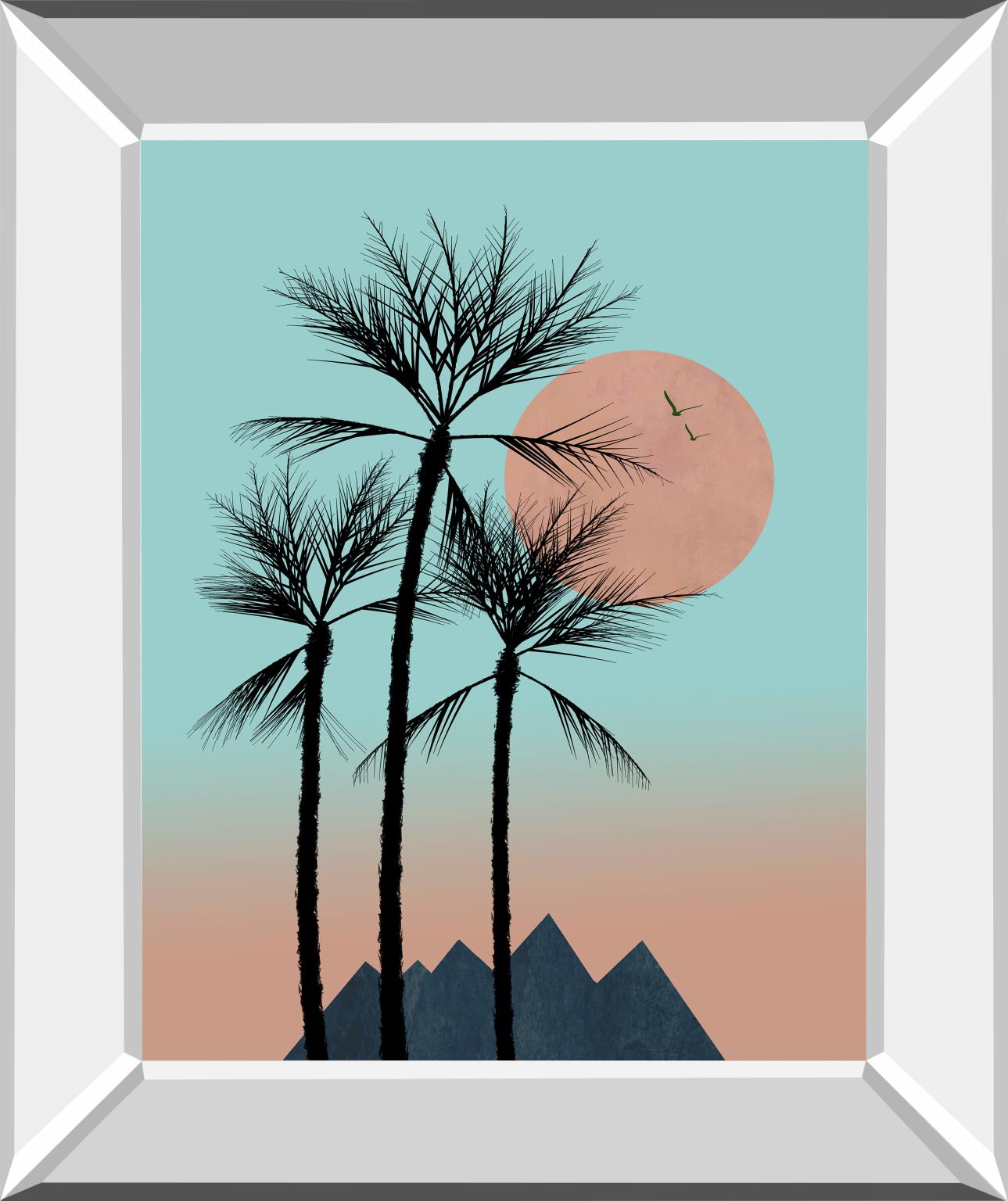 Passion In The Tropics Ii By Hal Halli 22X26 Mirror Frame Print