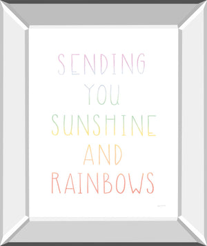 Lets Chase Rainbows Vi By Jenaya Jackson 22X26 Mirror Frame Print