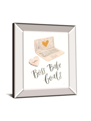 Boss Babe I By Jenaya Jackson 22X26 Mirror Frame Print