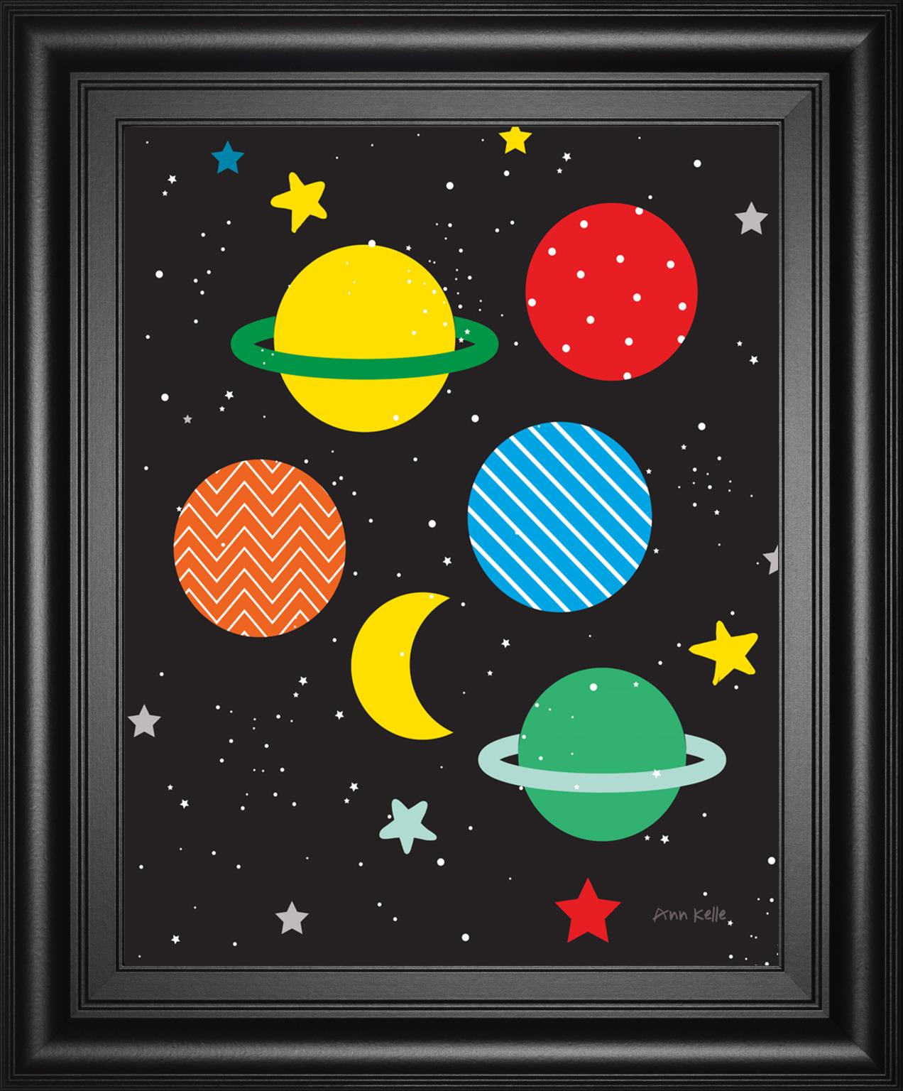 Outer Space By Ann Kelle 22X26 Framed Print