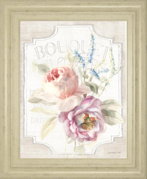 Cottage Garden V On Wood By Danhui Nai 22X26 Framed Print