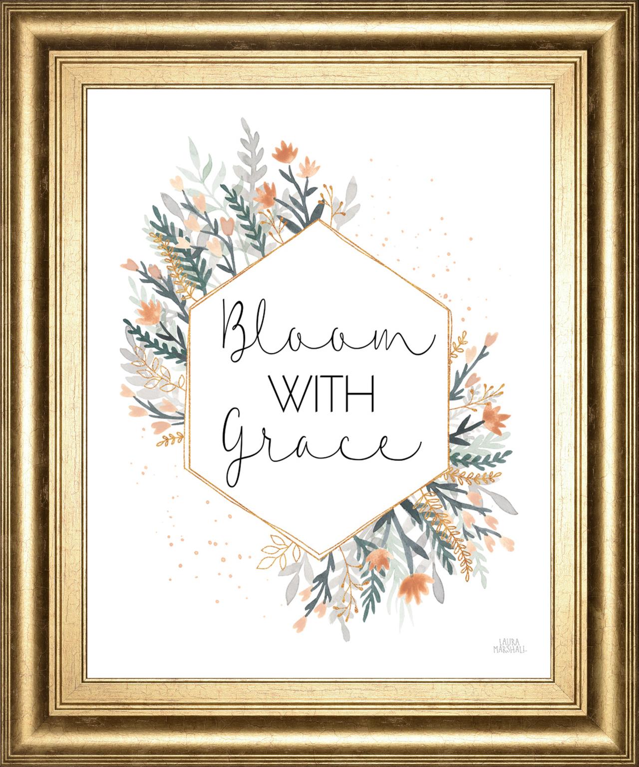 Spring Blooms V By Laura Marshall 22X26 Framed Print