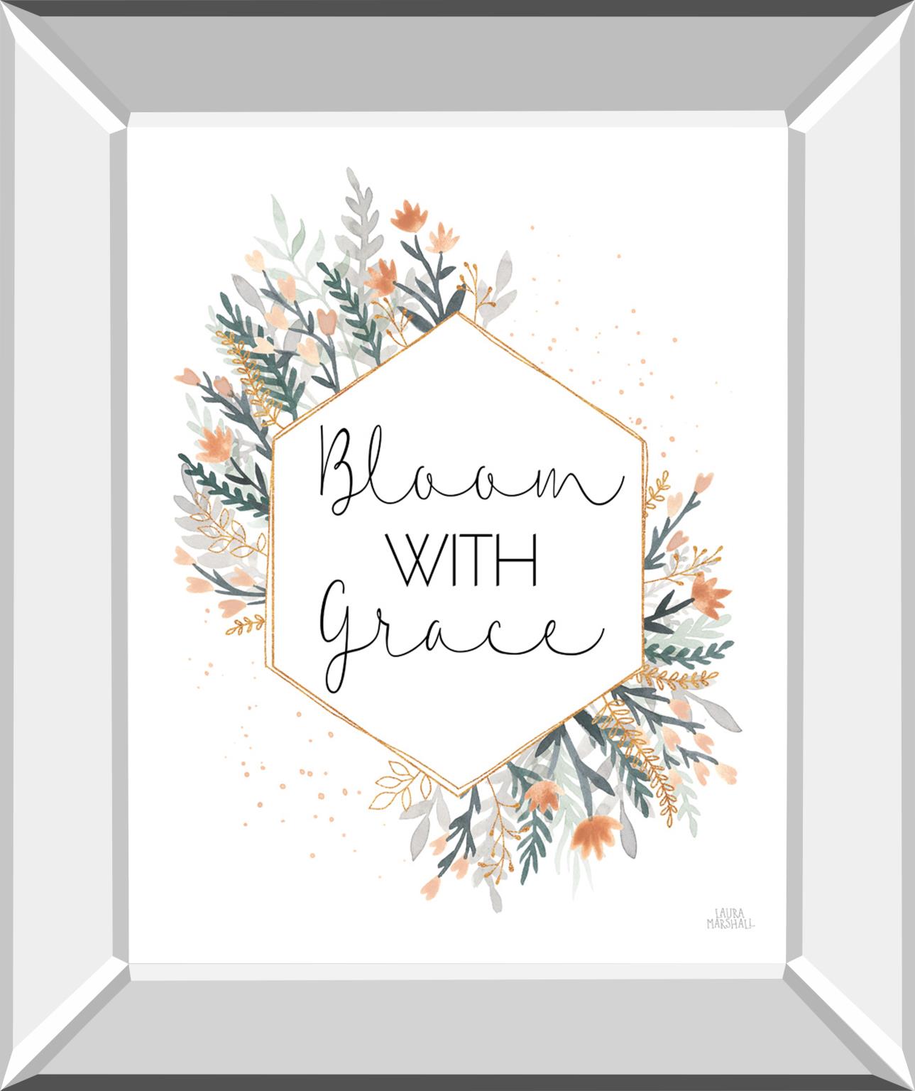 Spring Blooms V By Laura Marshall 22X26 Mirror Frame Print