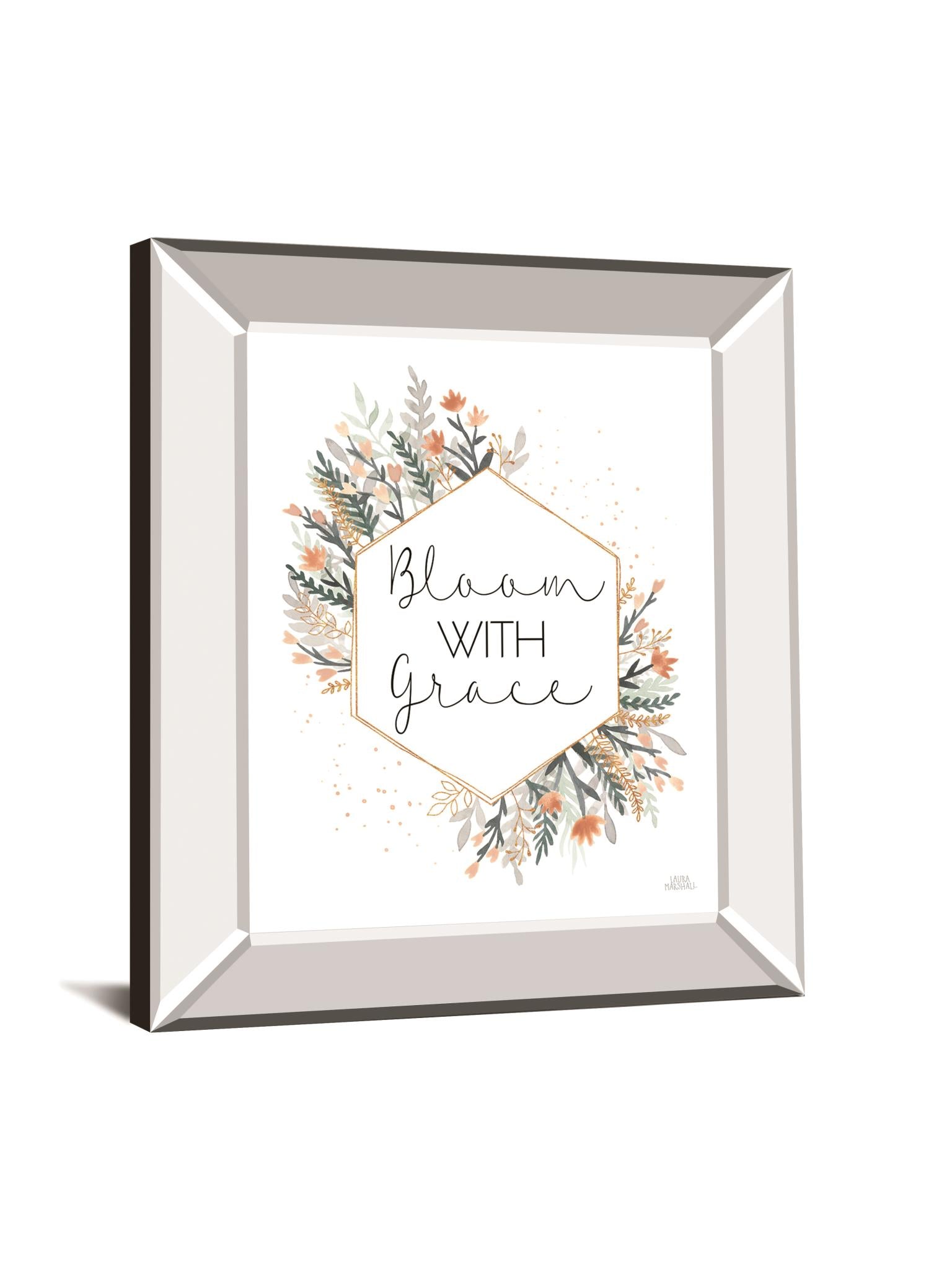 Spring Blooms V By Laura Marshall 22X26 Mirror Frame Print