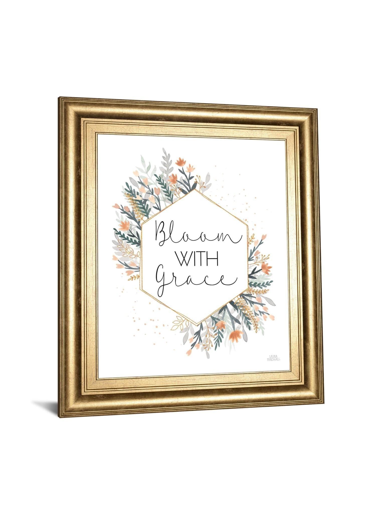 Spring Blooms V By Laura Marshall 22X26 Framed Print