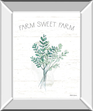 Farmhouse Cotton V By Beth Grove 22X26 Mirror Frame Print