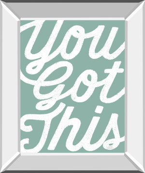 Positivity Vii By Laura Marshall 22X26 Mirror Frame Print