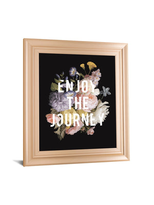 Floral Sentiment Ii Black By Wild Apple Portfolio 22X26 Framed Print