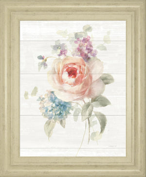 Cottage Garden Iii Shiplap By Danhui Nai 22X26 Framed Print