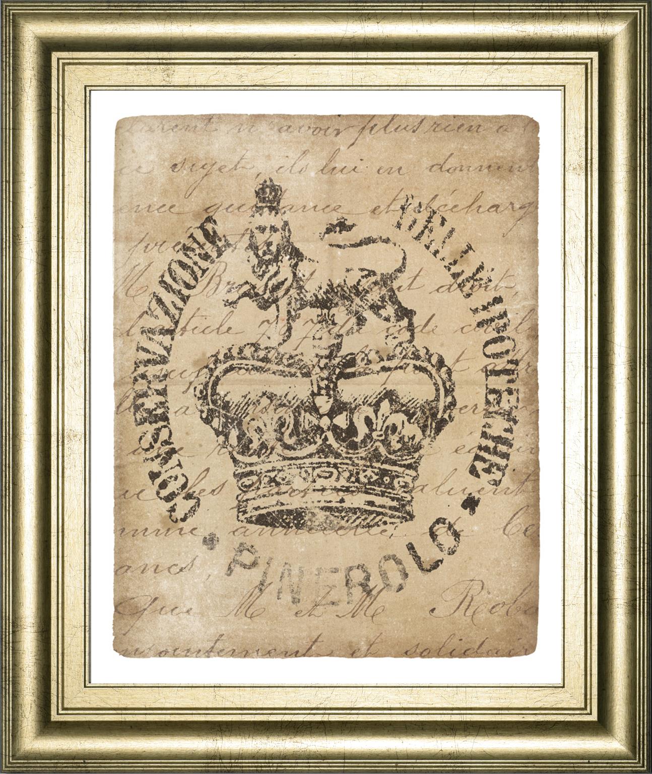 Vintage Seal Iv V2 By Wild Apple Portfolio 22X26 Framed Print