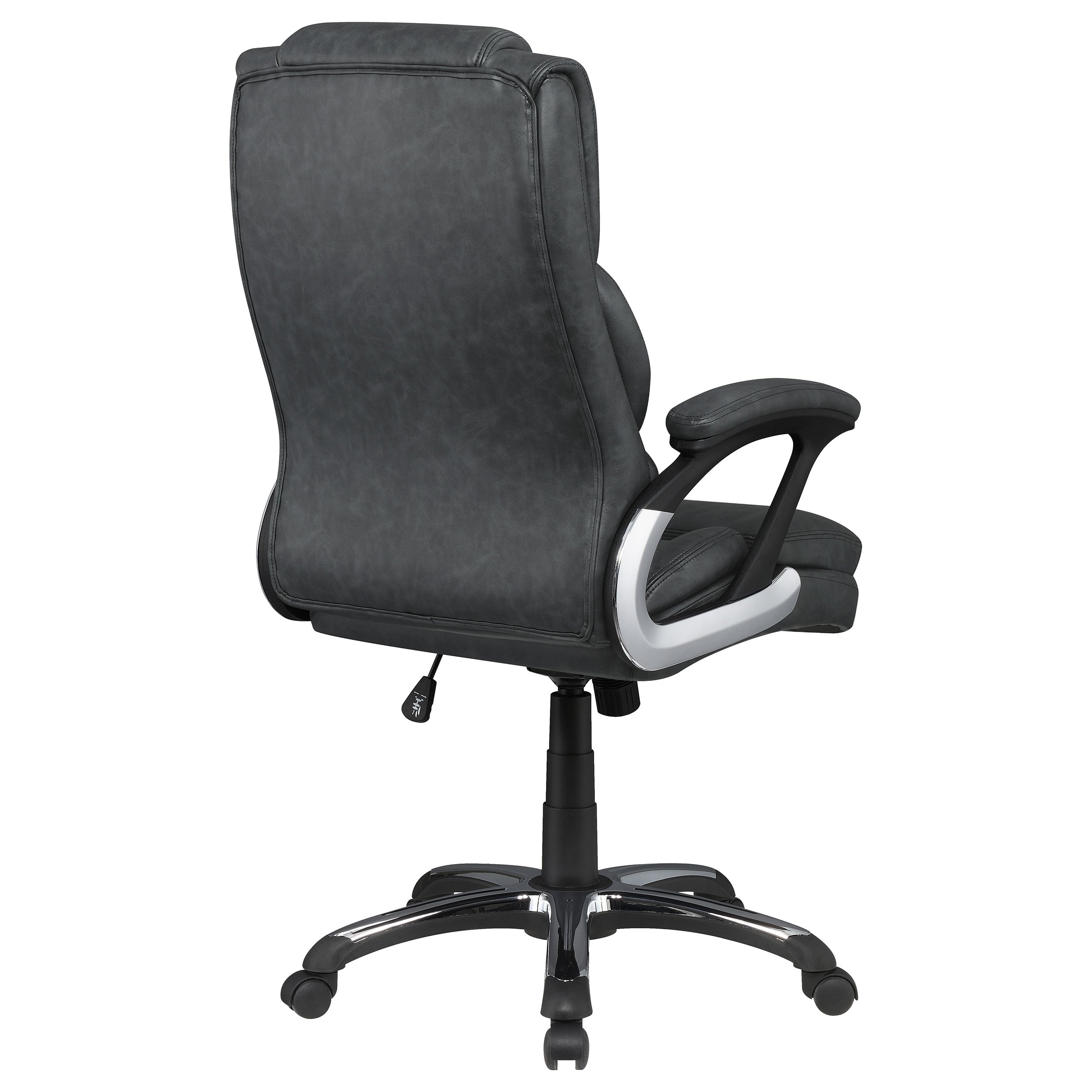 Nerris Upholstered Adjustable Home Office Desk Chair Brown