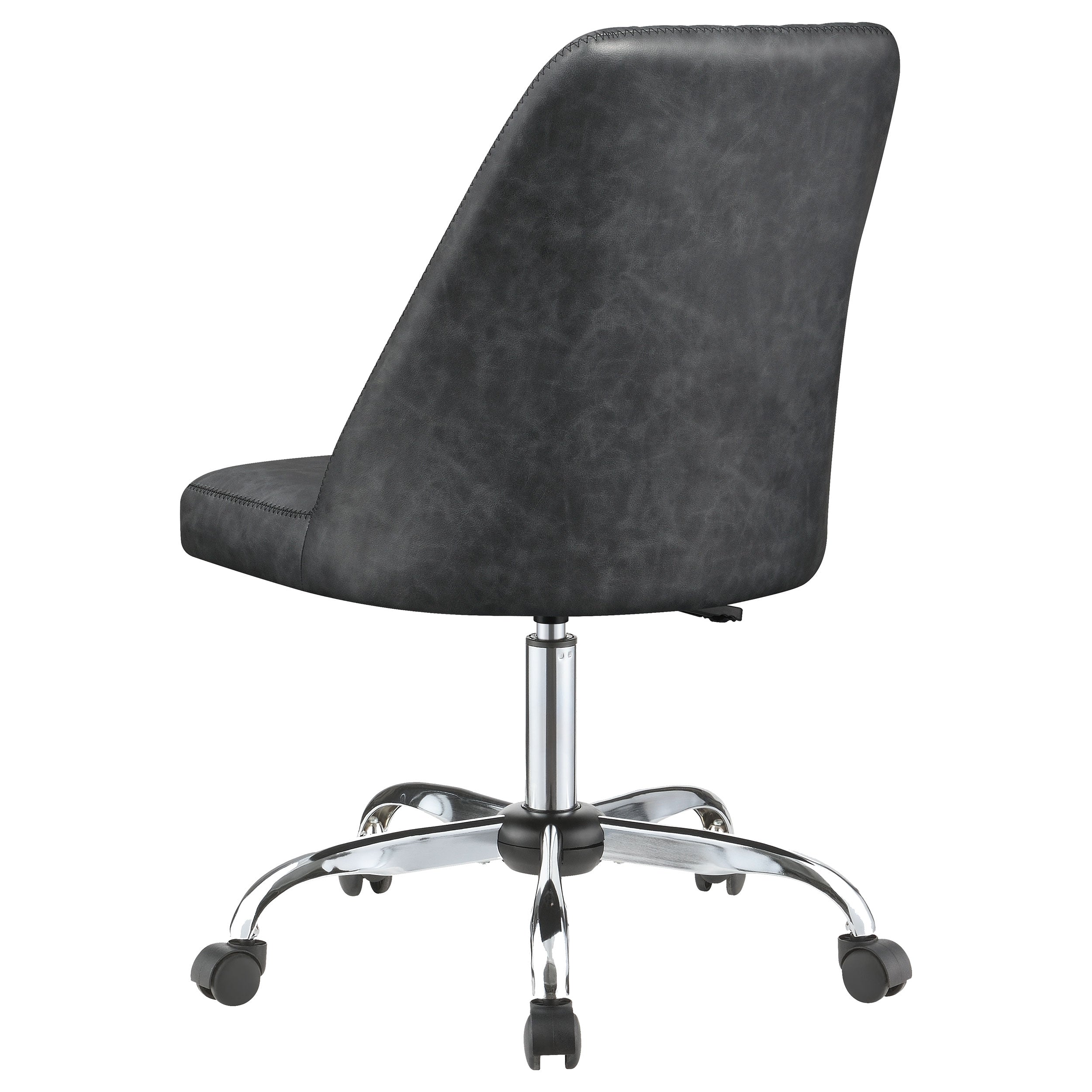 Althea Upholstered Adjustable Home Office Desk Chair Brown