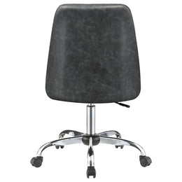 Althea Upholstered Adjustable Home Office Desk Chair Brown