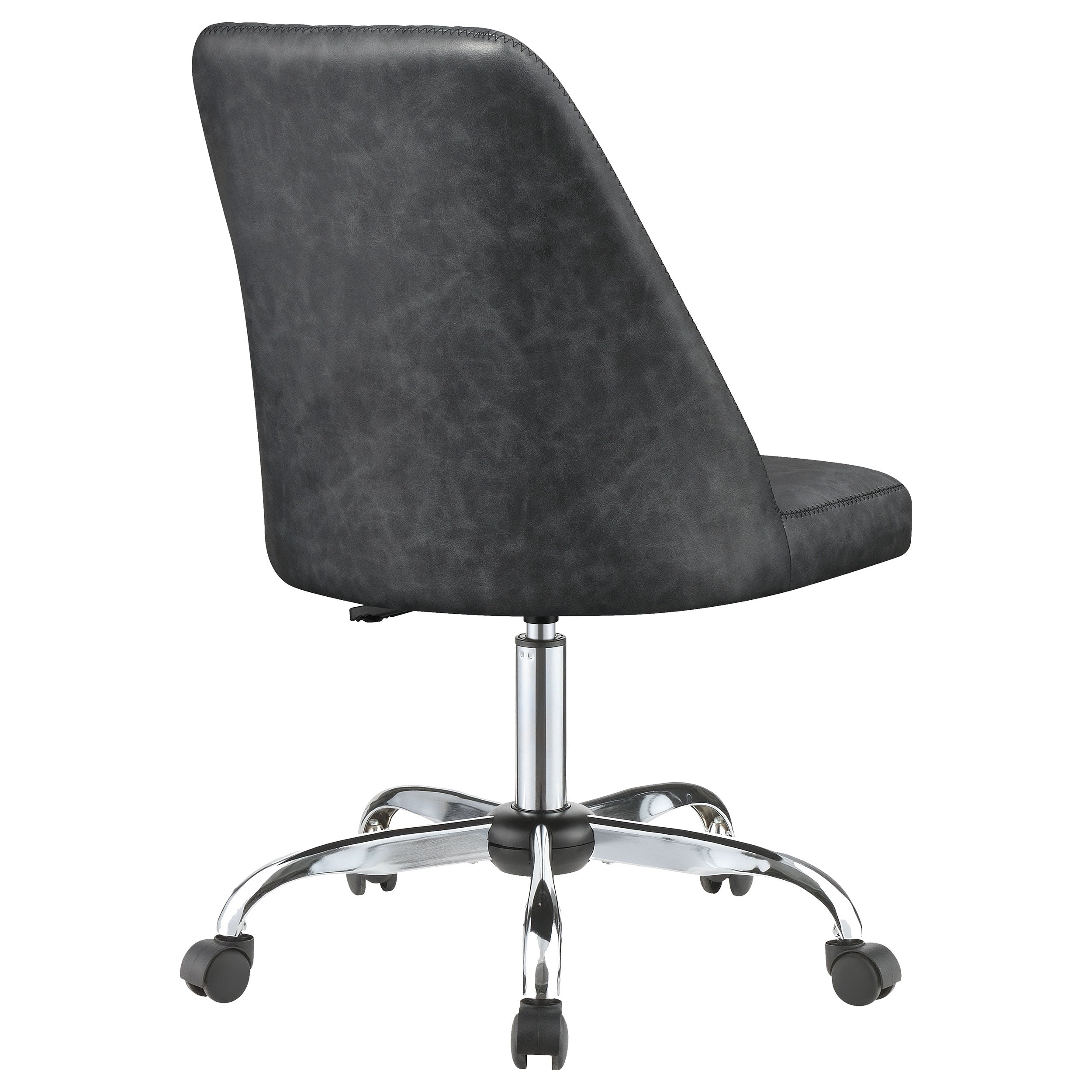 Althea Upholstered Adjustable Home Office Desk Chair Brown