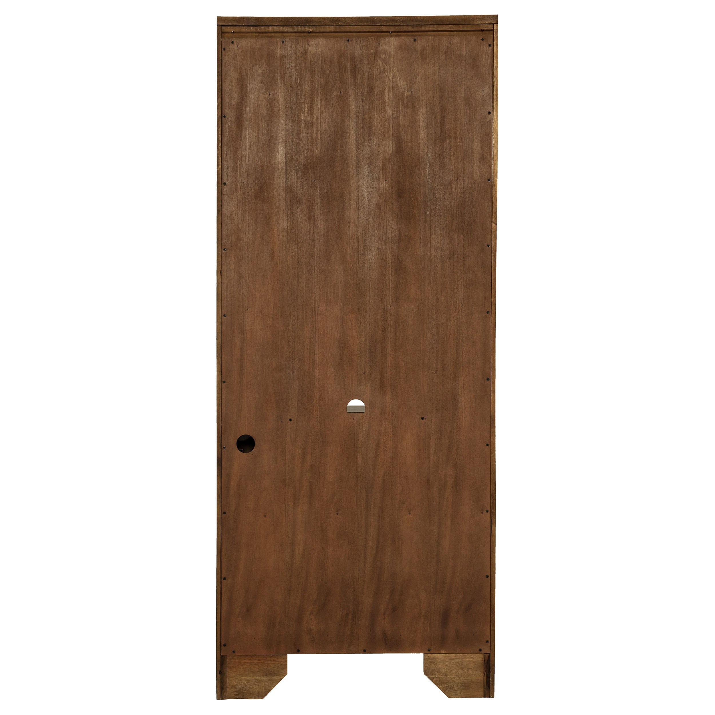 Hartshill 78-inch 3-shelf Cabinet Bookcase Burnished Oak