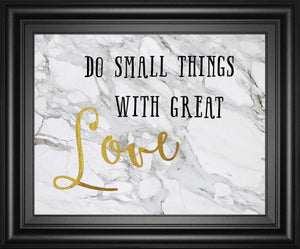 Marble Love By Amanda Murray 22X26 Framed Print