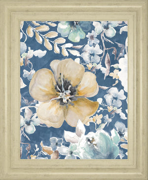 Indigo Beautiful I By Patriciapinto 22X26 Framed Print