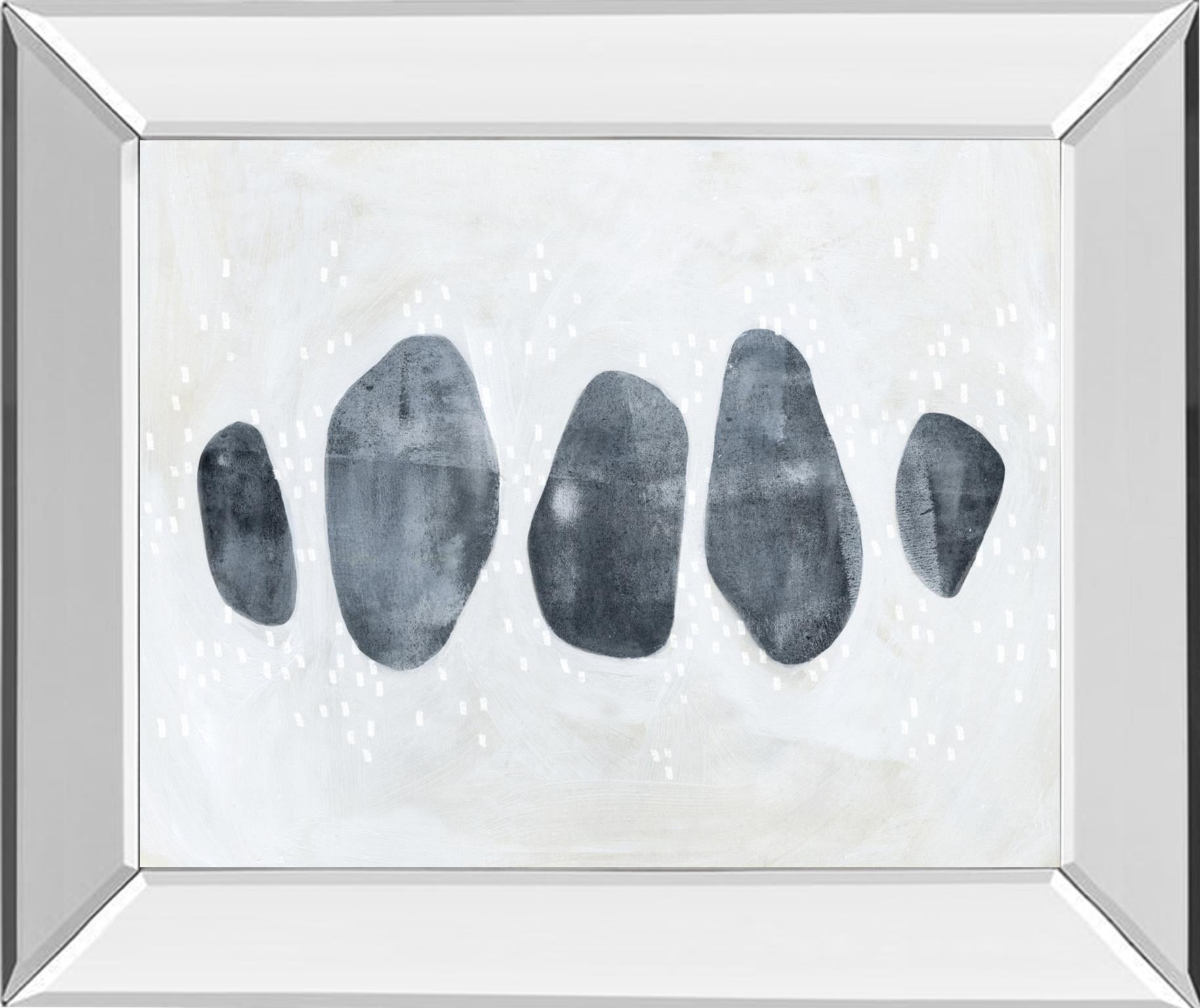 Stone Collection I By Emma Scarvey 22X26 Mirror Frame Print