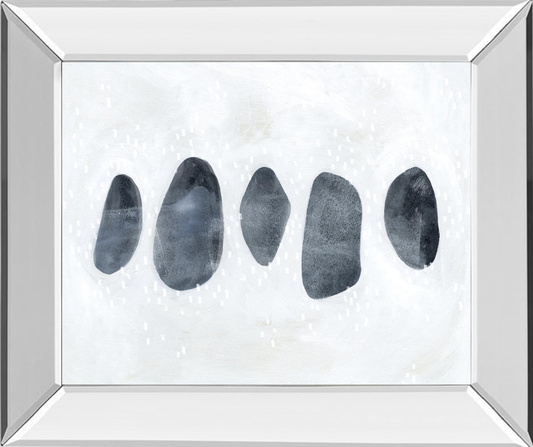 Stone Collection Ii By Emma Scarvey 22X26 Mirror Frame Print