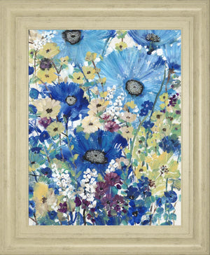 Garden Blues I By Tim Otoole 22X26 Framed Print