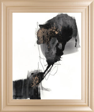 Ebony Step I By Jennifer Goldberger 22X26 Framed Print